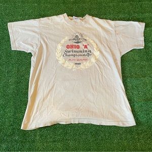 Vintage 1988 Ohio State Swimming t-shirt